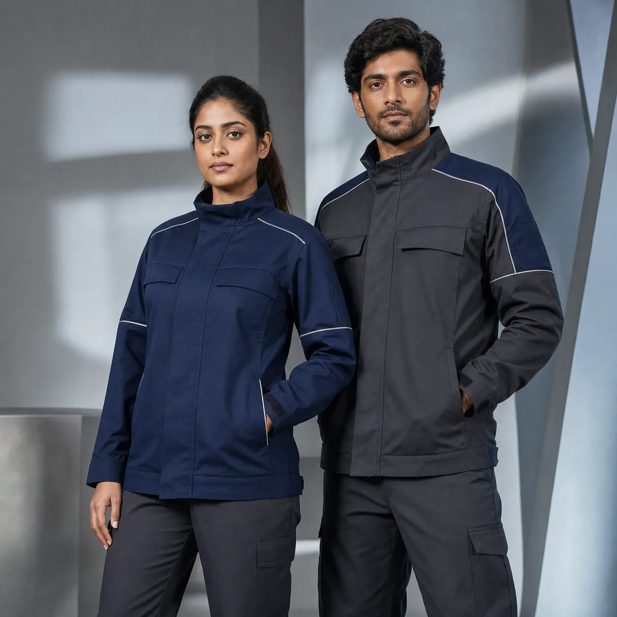 Technical work jackets